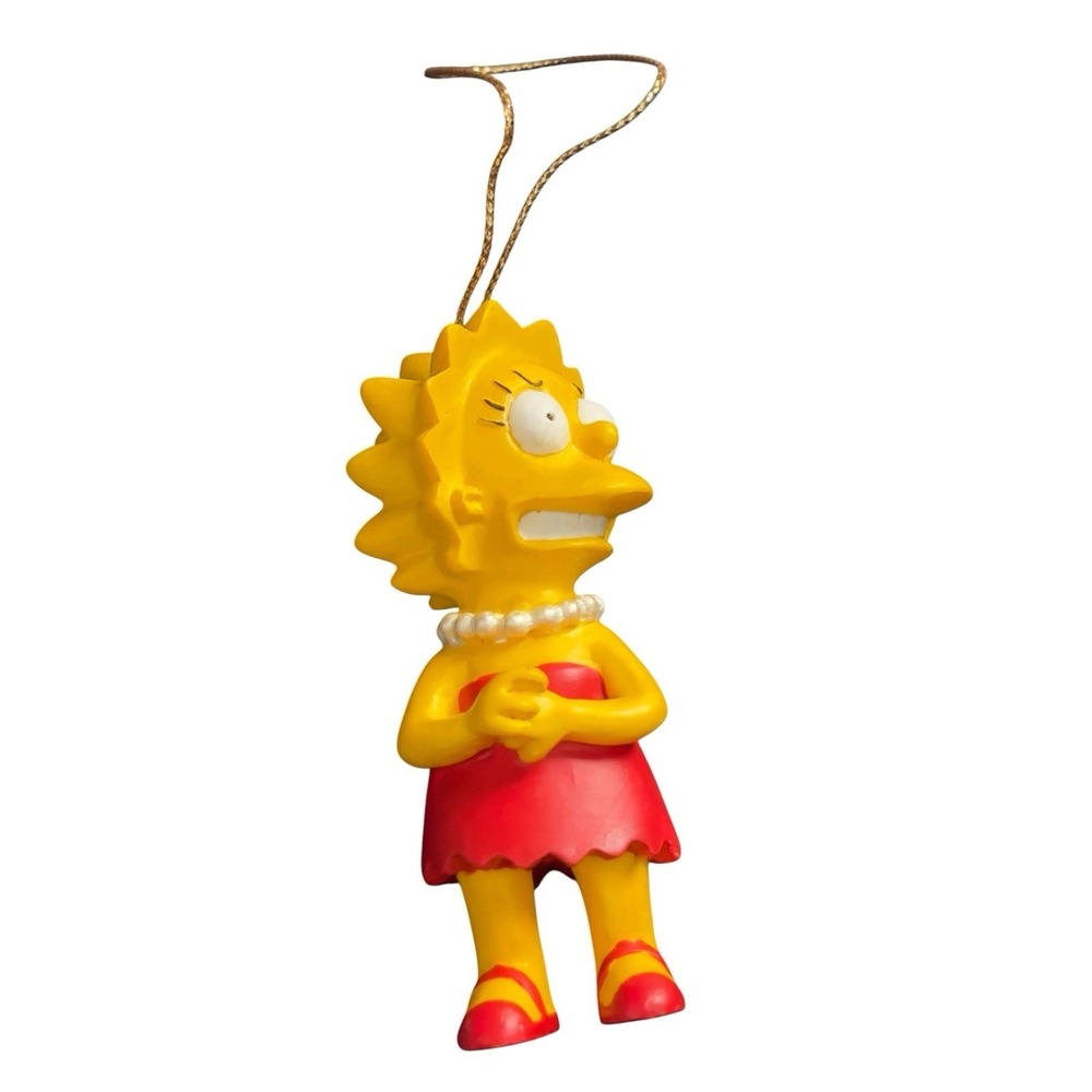 2002 Fox The Simpsons Lisa Simpson Christmas‎ Ornament - Picture 2 of 5